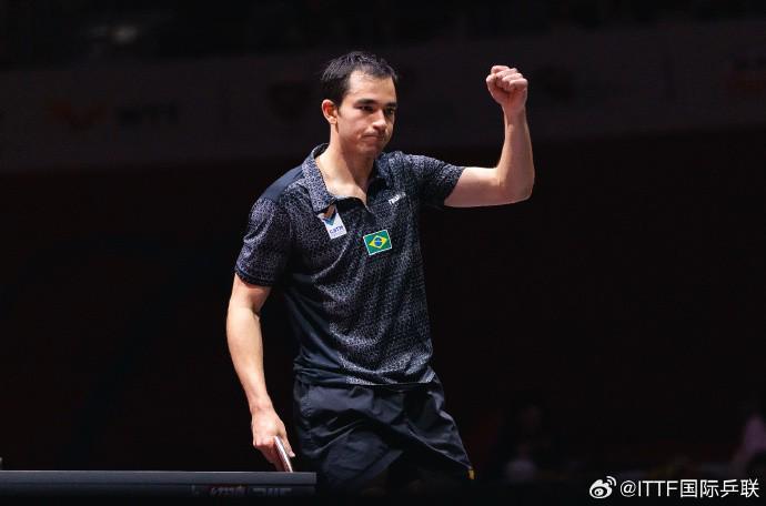 世俱杯投注网站-雨果再次创造历史，为第一位获世乒赛奖牌的巴西选手